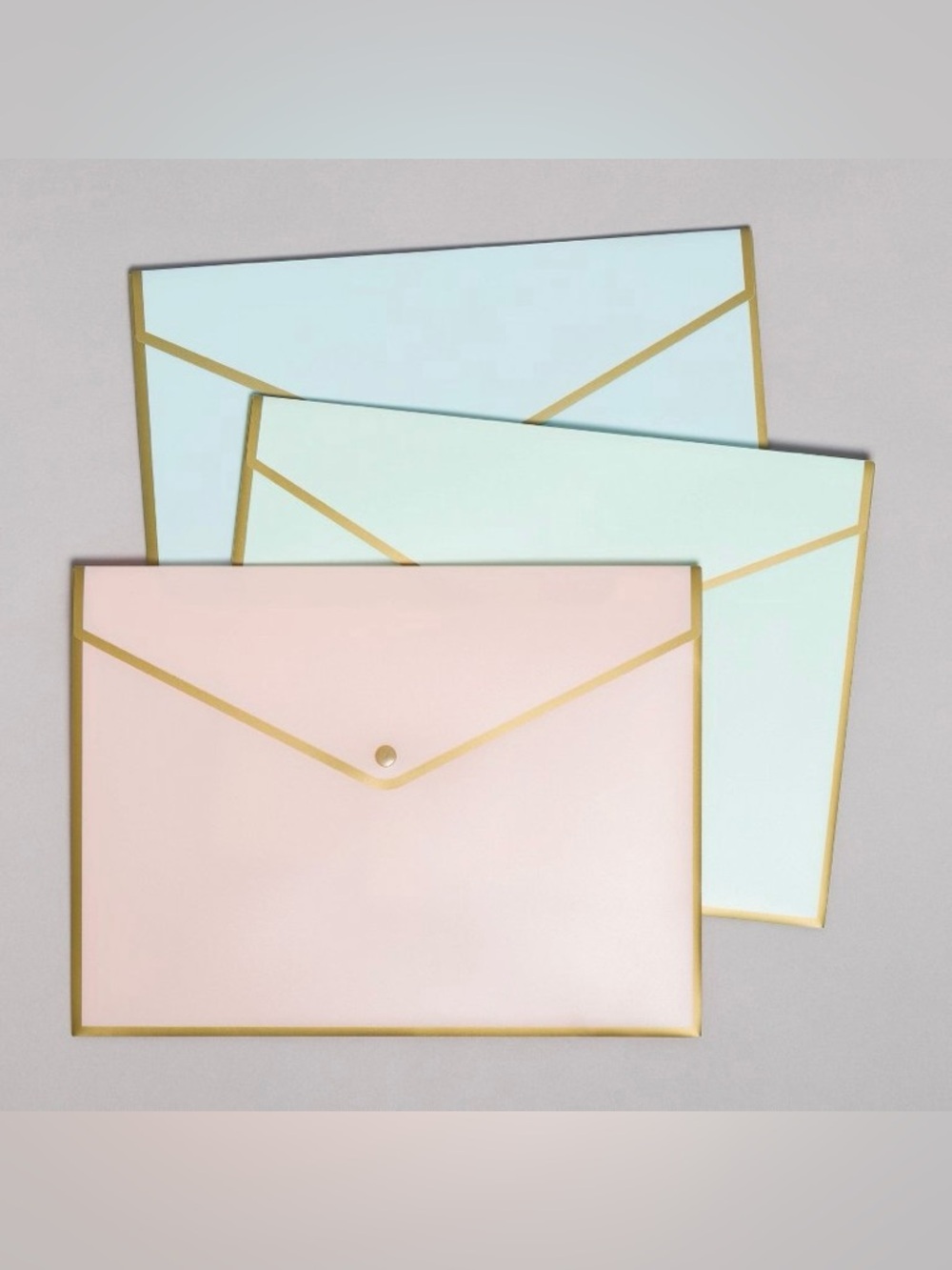 Poly Pastel Snap Cover Document Envelopes 3
